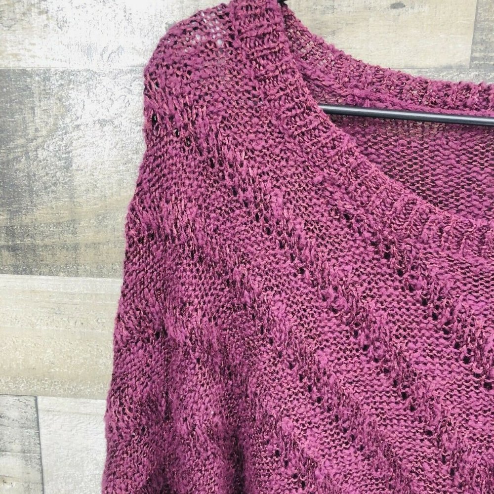 Chico's Chunky Knit Dolman Sleeve Sweater Top Sz S - Picture 4 of 8